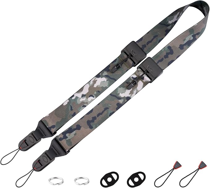 VKO Camera Strap,Quick Release Crossbody Adjust Neck Shoulder Strap | for Photographers Full-frame DSLR SLR Cameras 38mm by VKO