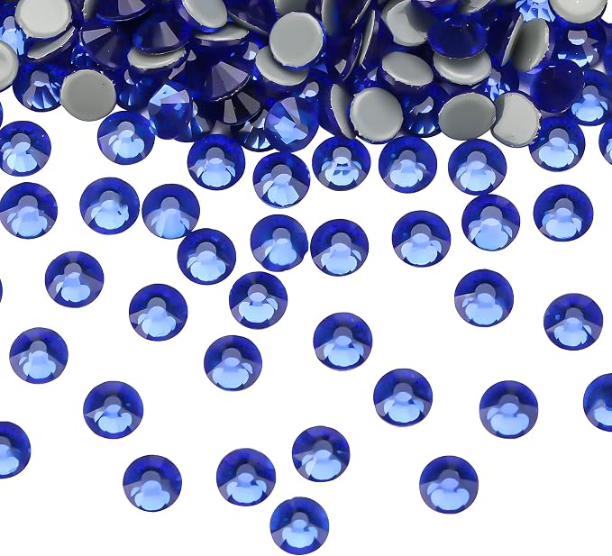 Jollin Hotfix Rhinestones Flatback Crystal 4mm SS16, Sapphire | 576pcs Hot Fix Crystals Glass Rhinestones for Bedazzling, Crafting, Clothes, Shoes & Accessories DIY Decoration - Image 2