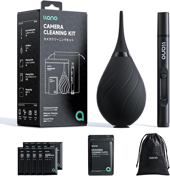 llano 5-in-1 Camera Cleaning Kit Lens Cleaning Kit | for Lens Filter Camera Accessories & Photography Accessories Camera Cleaning Kit for Computer PC MacBook iPhone Camera by TheHorizonofPossibility