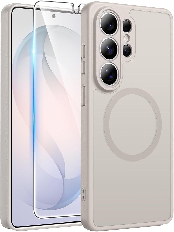 FNTCASE for Samsung Galaxy S26 Ultra Case, Compatible with Magsafe | Screen Protector, Full Camera Protection, Translucent Matte, 14FT Military Grade Drop Proof, Protective Phone Cover by FNTCASE