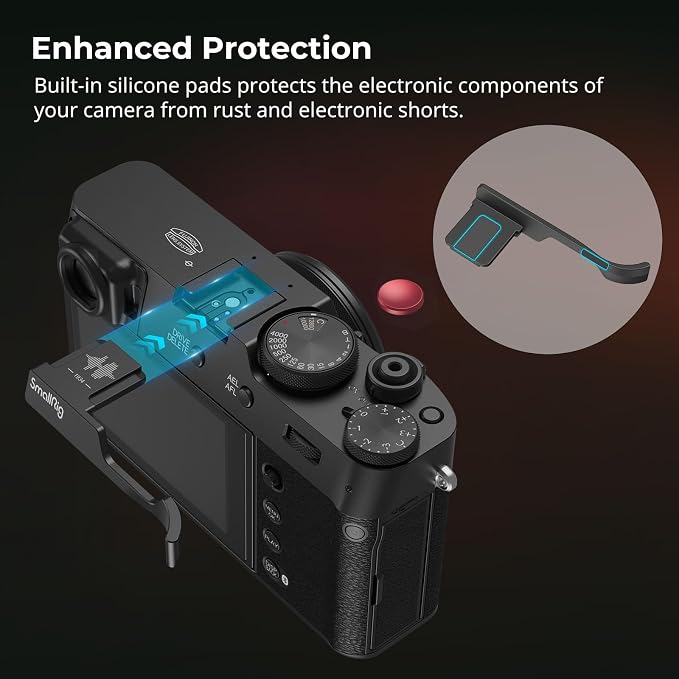 SmallRig Thumb Grip with Hot Shoe Cover for FUJIFILM X100VI / X100V (Black) - 4559 - Image 5