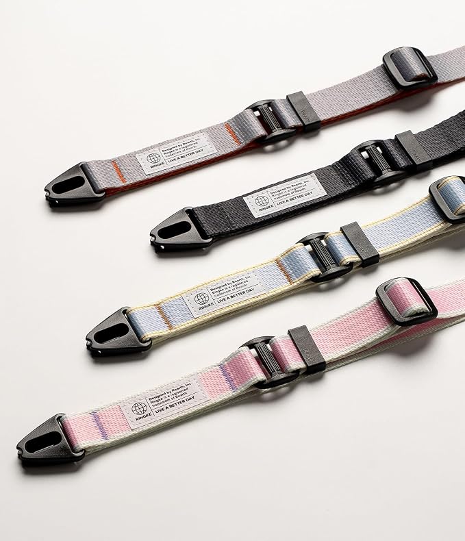 Ringke Phone Lanyard [Lanyard Strap Graphite] for Camera | Travel Essentials, One-Touch Buckle, Premium Material Phone & Camera Accessories, Adjustable Sturdy Universal Neck Strap - Image 7