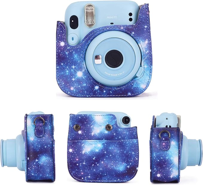 Instant Camera Accessories Compatible with Instax Mini 12 11 Instant Film Camera Include Case/Album/Filters/Wall Hang Frames/Film Frames/Stickers (Starry Sky) - Image 2