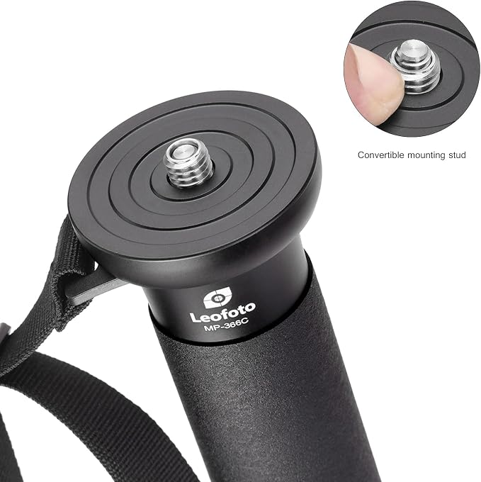 LEOFOTO Carbon Fiber Travel Monopod 6-Section 65" Tall MP-366C - Image 2