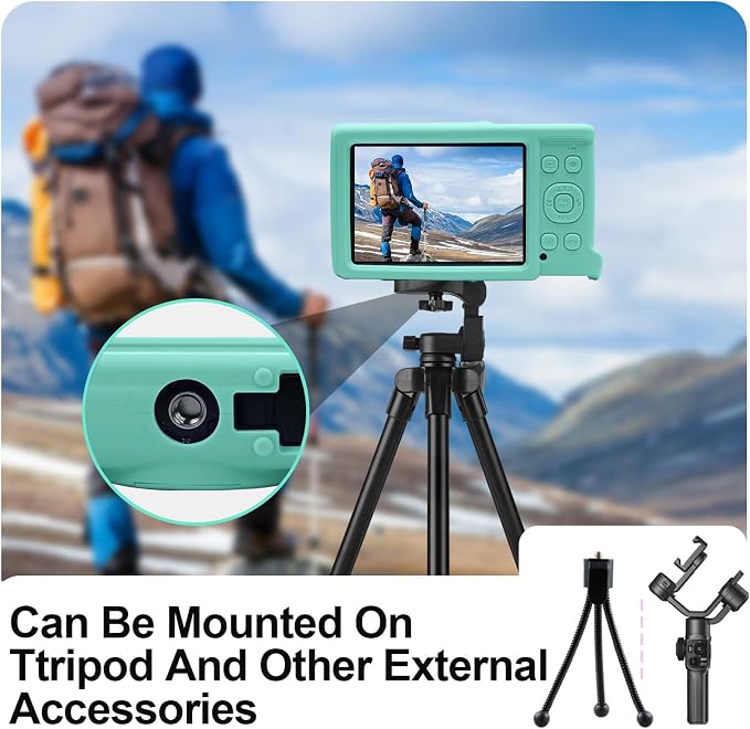 Easy Hood Case for Canon ELPH 360/IXUS 285 HS/IXY 650 Camera,Tiffany Blue | With Removable Lens Cover,Soft Silicone Protective Case,Anti-Scratch,Dustproof,Shockproof,Enhanced Grip,Camera Accessories - Image 5