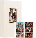 Aevdor 4x6 Photo Album, Holds 360 Photos, Linen Cover, Beige | Horizontal 4x6 Photo Format Only, Easy-View Clear Pockets, Family, Wedding, Baby, Travel and Graduation Prints by Aevdor