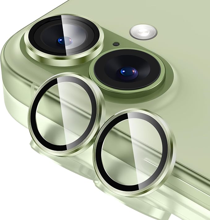 Tensea for iPhone 17 Camera Lens Protector, Camera Cover Screen Protector | Metal Individual Ring with 9H Tempered Glass for iPhone 17 6.3inch, HD Clear, Easy Installation, Full Protection by Tensea