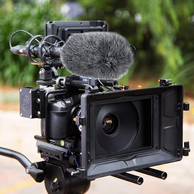 YOUSHARES NTG4+ Microphone Windscreen - Windmuff for Rode NTG4 Plus Shotgun Microphones, Windshield Up to 6.3" Long - Image 6