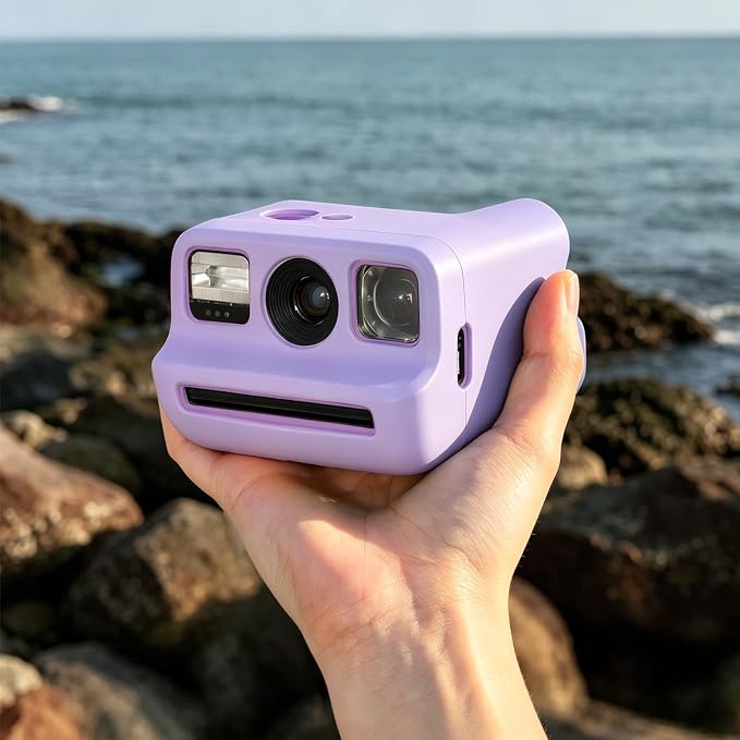 Silicone Case for Polaroid Go/Go Gen 2 Instant Print Camera, Purple | Protective Cover for Polaroid Go, Soft Silicone Case, Travel Cover Storage Bag, Wrist Strap, All-Round Protection, No Camera - Image 7
