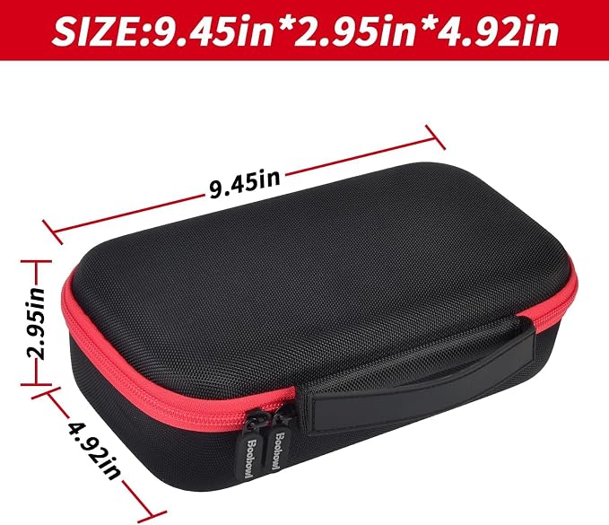 Boobowl Hard Thermal Camera Case for TOPDON TC004, for HSFTOOLS HF96, H128 | Infrared Camera Box, Removable Foam and Storage Pocket for USB Cables and Calibration Cards, Technicians, Case Only - Black - Image 6