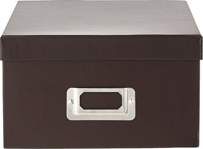 Pioneer Photo Albums B-1S/DB B-1S Photo Storage Box, Dark Brown - Image 2