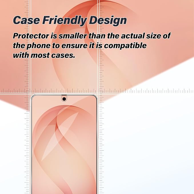 Galaxy S26 Ultra Tempered Glass Screen Protector + Camera Lens Protector [2 + 2 Pack][Case Friendly][Anti-Scratch][Ultrasonic Fingerprint Unlock]HD Protective Film for Samsung Galaxy S26 Ultra - Image 5