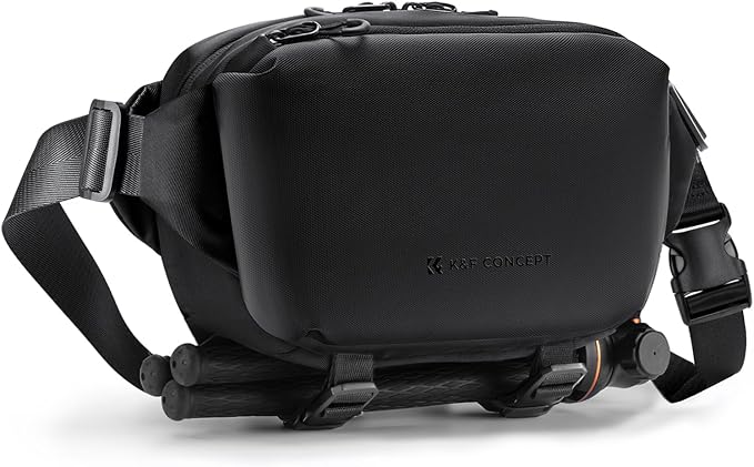 K&F CONCEPT Small Camera Sling Bag Everyday Shoulder Bag | Multifunction Photography Compact Crossbody DSLR Portable Bag, Compatible for Canon/Nikon/Sony, BS10 by KFCONCEPT