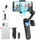 hohem iSteady V3 Gimbal Stabilizer for iPhone & Android with AI Tracker | iSteady 8.0, Detachable Remote, 8" Extension Rod, Tripod, Magnetic Fill Light, AI Tracking, 13H Battery for Vlogs, Black by Hohem
