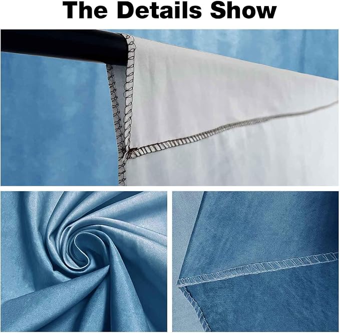 Blue Photo Backdrop Studio Abstract Texture Photography Background 8x10ft | Creative Background Photography Studio Shooting Canvas Professional Portrait - Image 5