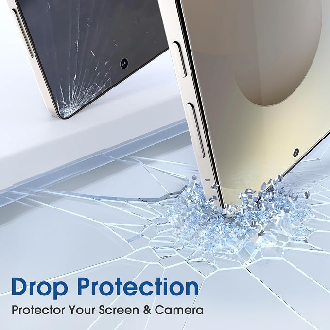 amFilm OneTouch for Samsung Galaxy S25 Ultra Screen Protector TemperedGlass | Auto-Alignment, 30s Install, Bubble Free, Scratch & Drop Protection, HD Clear, Camera Lens Protector, 2+2 Pack (S25U-6.9'') - Image 5