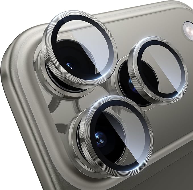 WSKEN for iPhone 17 Pro/iPhone 17 Pro Max Camera Lens Protector | Original Shooting Mode, Individual Metal Cover Film, Shatterproof HD Tempered Glass Camera Screen Protector, Grey by SmartProtectionGreenerFuture