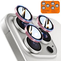 TOCOL for iPhone 15 Pro Max Camera Lens Protector/iPhone 15 Pro Camera Lens Protector Tempered Glass HD Individual Scratch Resistant Cover Accessories Case Friendly 2 Pack（Pink） by TOCOL
