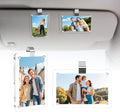 Personalized Gifts for Husband Dad Boyfriend - 1pcs Car Picture Holder Clear Acrylic Magnetic Car Visor Photo Clip 3.5 x 2.4 inch - Perfect Car Accessories by Unknown
