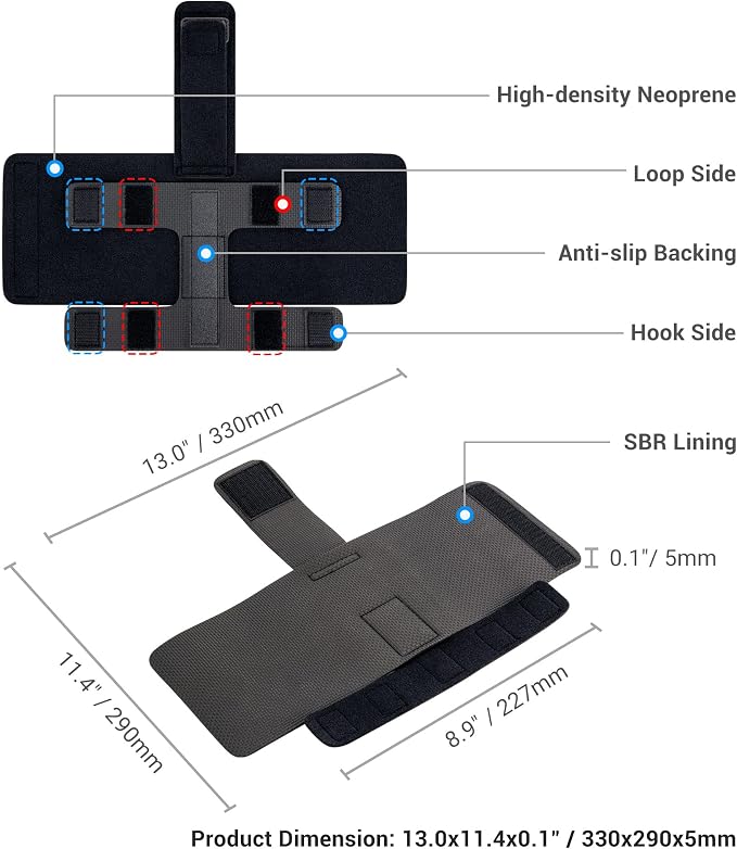 JJC Equipment Mounting Strap for Power Bank on Tripod for Long Time Photography,Remote/Off-Camera Flash Holder Strap for Photographer Videographer,Hard Drive/Computer Power/Smartphone Holder Strap - Image 8