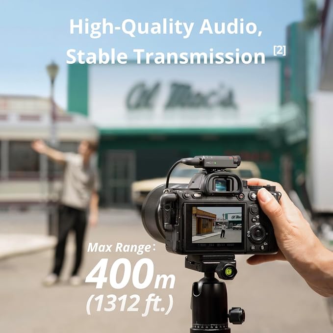 DJI Mic Mini (1 TX + 1 RX), Ultralight, Detail-Rich Audio | Noise Cancelling, Automatic Limiting, Wireless Microphone for Camera/iPhone/Android, Vlog, Streaming, 400m Transmission - Image 3