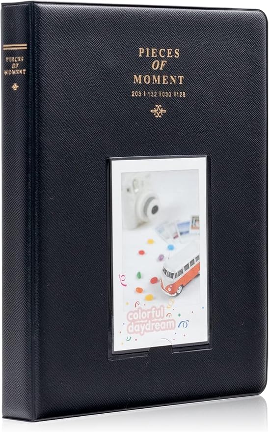 Fujifilm Instax Mini 41 Instant Camera Vintage Black. + Fujifilm Value Pack (40 Sheets) + Shutter Accessories Bundle, Includes Vintage Style Compatible Carrying Case, Black Photo Album 64 Pockets - Image 5