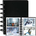 Photo Album 4x6 Photos, 80 Pockets Hard Cover Small Mini Capacity Pictures Album for Family Wedding Anniversary Baby Vacation (Black) by Tugle