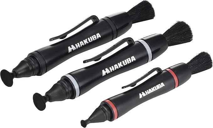 Hakuba KMC-LP23BKTP Maintenance Supplies, Lens Pen Pro Kit Plus, Black, Set of 3 + Head Spare + Storage Fiber Cloth, Pen Type Cleaner - Image 15