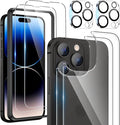 Maxdara for iPhone 14 Pro Screen Protector(6.1 inches) | 2 Pack iPhone 14 Pro Back Screen Protector with 2 Pack Camera Lens Protector and Front Screen Protector by Maxdara