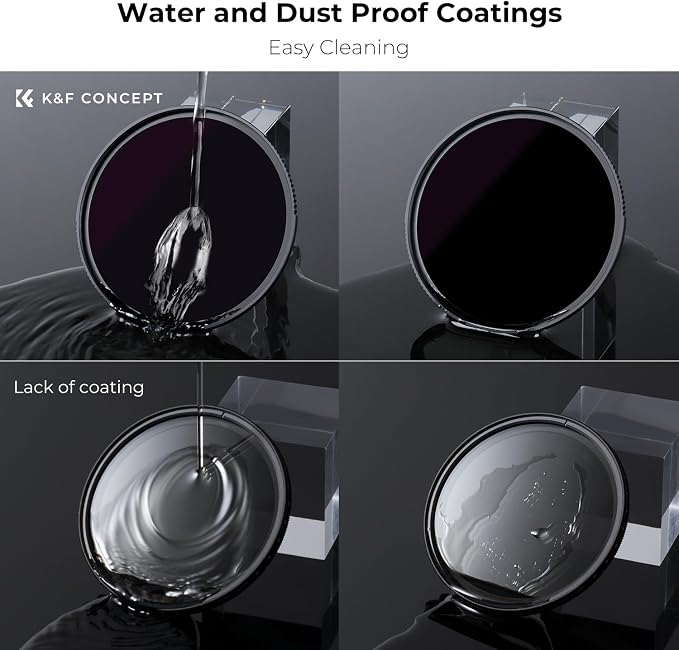 K&F CONCEPT 52mm ND100000(16.6 Stops) High Definition ND Lens Filter | Optical Glass Fixed Neutral Density Lens Filter with 28 Multi-Layer Coatings (Nano X Series) FN706 - Image 7