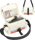 Camera Case Compatible with Polaroid Now, Now+ & OneStep+, Crossbody Bag | Custom-Fit Camera Case for Polaroid Now 2nd/3rd Gen, With A Shoulder Strap And Organized Accessory Storage - Beige by HomePage