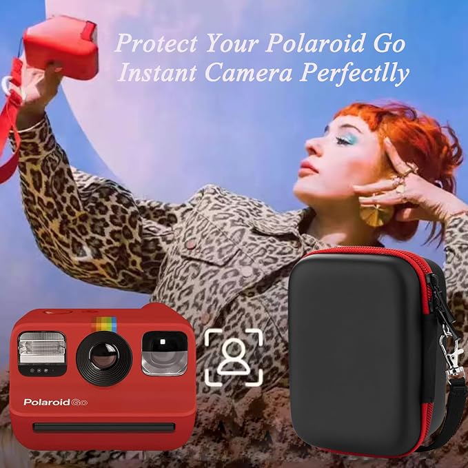Case for Polaroid Go Gen 2/ PolaroidGo Mini Instant Camera, Travel Storage Bag for Polaroids Go Camera and Film Accessories (Black) - Image 6