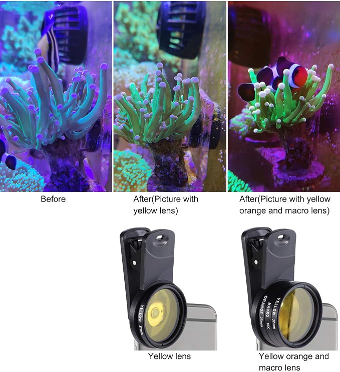 Aquarium Choice Coral Lens Filter Kits for Phone - Image 7