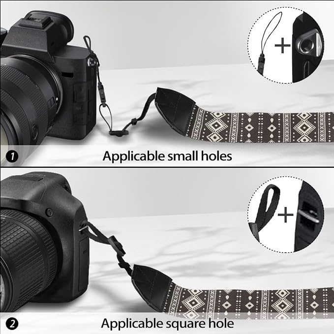 Coldinair Black Adjustable Camera Strap Universal Neck & Shoulder Soft Padded Strap for All DSLR Cameras,Binoculars - Image 5