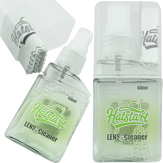 2 Pack Electronic Screen Cleaner Spray, Hatstart Cell Phone Touch Screens Cleaning for TV Laptop Computer Tablet PC LCD Flat Screens and Car Display, Compatible with iPhone iPad MacBook Pro, Green by Hatstart