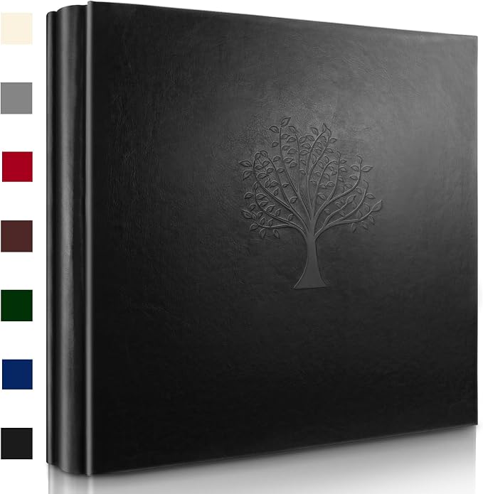 Photo Album 4x6 600 Pockets Photos, Large Capacity Leather Cover Photo Book | Slip-In Horizontal & Vertical Pockets Acid-Free Waterproof Picture Albums Great for Family Baby Wedding Holiday & Anniversary by NEWROHODWELLPhotoAlbum