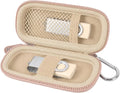 USB Flash Drive Case, SD Card/Thumb Drive/Memory Cards Holder, Bag Only | SDXC/SDHC Storage, Electronic Accessories Organizer for SanDisk / for Samsung, for Students/IT/Office/School/Travel, RoseGold by ALKOO