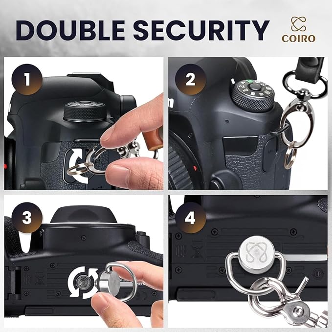 Dual Camera Harness Leather Camera Strap DSLR/SLR, All-Day Comfort - Image 6