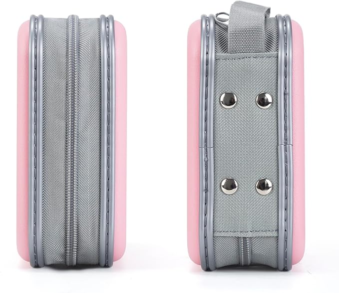 alavisxf xx CD Case, 48 Capacity Hard Plastic Zipper Disc Wallet for Car | DVD Holder, Portable Hand Strap, Anti-Slip Sleeves, Scratch-Resistant Sleeves, Disc Storage Organizer, for Home Office Travel - Image 4