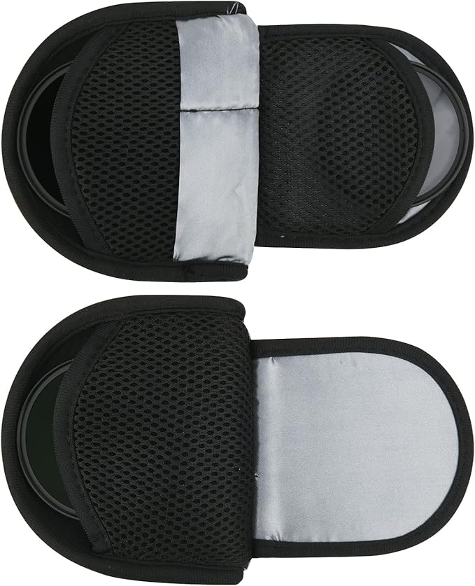 Camera Filters Case Bags for Round Filters Up to 82mm,Water-Resistant Fabric Design Lens Filter Pouch (Large) - Image 4