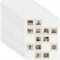 Fuyoooo 100 Pack Protective Photo Slide Pages Holds 20 35mm Slides | Top Loading Photo Page Sleeves for 3 Ring Binder Holds 2000 2 x 2 Inch Photos Archival Slide Storage Album Refill Preservers by Liraitoya