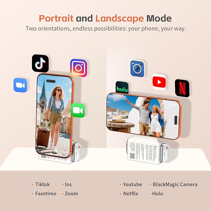 COMITOK MOCA iPhone 17 Pro Camera Grip No Need App for iOS26, Compatible iOS17 and iOS18, Fun Shot Magnetic Grip for Phone Native Camera with Anti-Drop Detachable Remote and Convenient Keychain Hook - Image 9