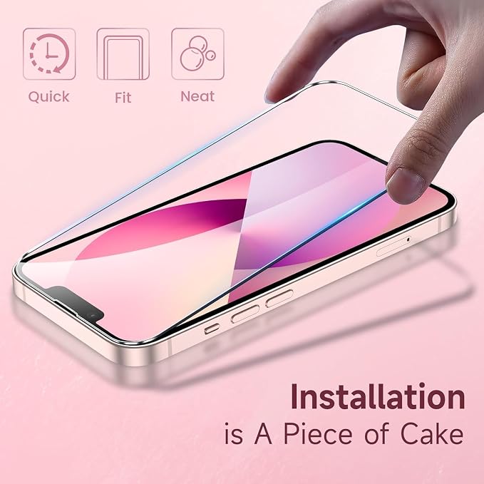 Magnetic Glossy Case for iPhone 17e,iPhone17e/16e Phone Case Slim Clear Luxury with Screen Protector & Camera Protector [Compatible with MagSafe], Shockproof Cover for iPhone Case 17e-Gold - Image 4