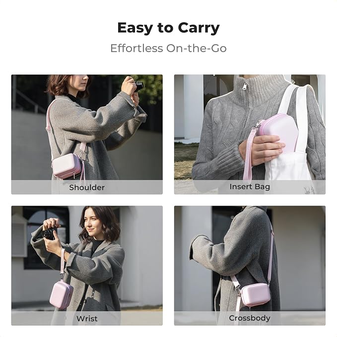 K&F CONCEPT Carrying Case for Digital Camera, Hard Shell Protective Case | Compatible with Ricoh GR III/GR IIIX/for Sony ZV-1 RX100/ for Canon G7X Mark III/G5X Mark II (Case Only),BE02 - Image 6