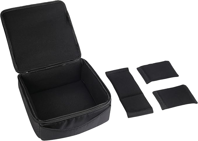 Water Resistant Camera Insert Bag DSLR SLR Camera Case Upgraded Version and Lens Storage Carrying Case (Black) - Image 3