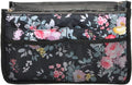 Vercord Purse Organizer Insert for Handbags Bag Organizers Inside Tote Pocketbook Women Nurse Nylon 13 Pockets Peony Flowers Medium by Vercord