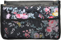 Vercord Purse Organizer Insert for Handbags Bag Organizers Inside Tote Pocketbook Women Nurse Nylon 13 Pockets Peony Flowers Large by Vercord