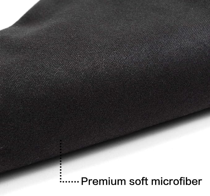 TRIUMPH VISION Glasses Case Soft Eyeglass Case Sunglass Pouch Cloth 3 Pack | Thick Microfiber Pouch Drawstring Pouch Eye Glass Bag Sunglasses Sleeve Storage, Lens Protection Cover,Cleaning Lens Screen - Image 5