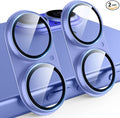 TAURI 2 Pack for iPhone 16/iPhone 16 Plus Camera Lens Protector, Ultramarine by TAURI