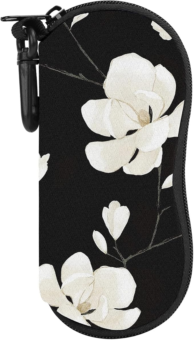 MoKo Sunglasses Soft Case Ultra Light Neoprene Zipper Eyeglass Case for Men Women by MoKo